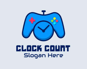 Game Console Clock  logo design