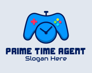 Game Console Clock  logo design