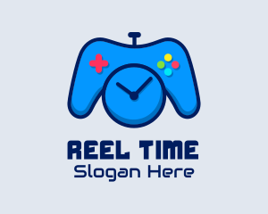 Game Console Clock  logo design