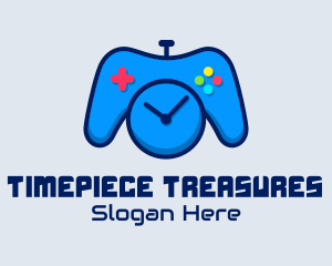 Game Console Clock  logo design