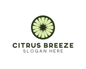 Fruit Citrus Flower logo