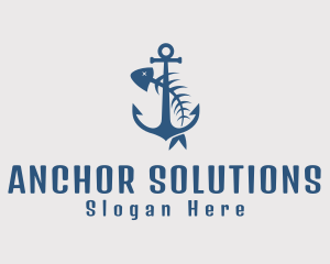 Fishbone Anchor Harbor logo