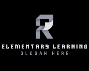 Geometric Origami Fold Logo