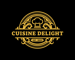 Restaurant Chef Toque logo design