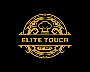 Restaurant Chef Toque logo design