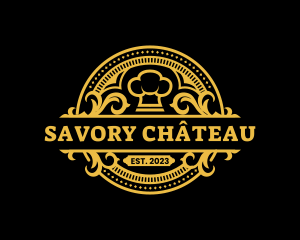 Restaurant Chef Toque logo design