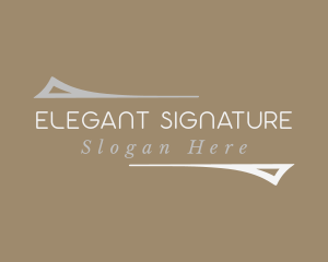 Elegant Business Company logo design