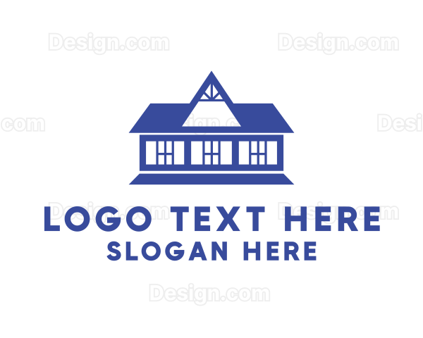 Colonial House Design Logo