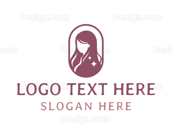 Starry Hair Woman Logo