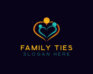 Family Heart Love logo design