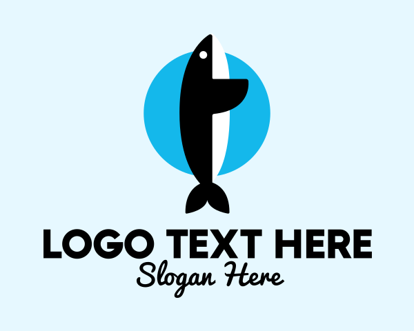 Aquatic Animal logo example 2