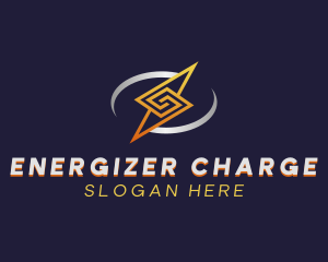 Lightning Power Charge logo design