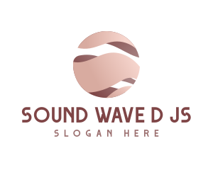 Abstract Swirl Globe logo design