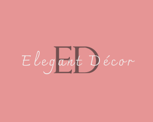 Pink Elegant Beauty logo design