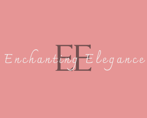 Pink Elegant Beauty logo design