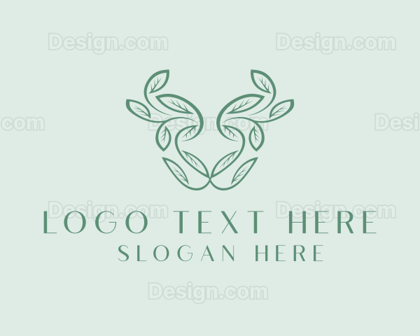 Herbal Leaf Vines Logo