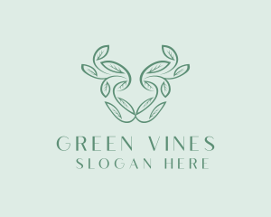 Herbal Leaf Vines logo