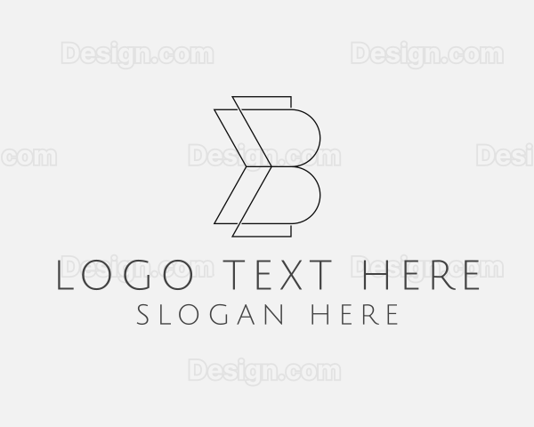 Fashion Designer Boutique Letter B Logo