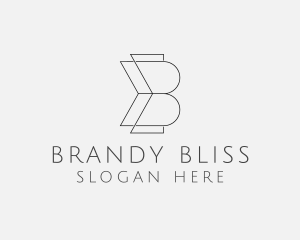 Fashion Designer Boutique Letter B logo design