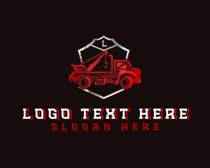 Tow Truck Shield Logo