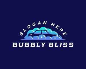 Car Wash Bubble logo design