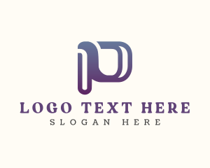 Professional Business Letter P logo