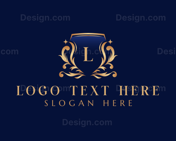 Ornament Crest Decorative Logo