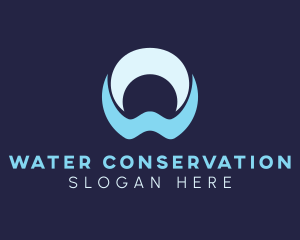 Clean Water Letter W logo