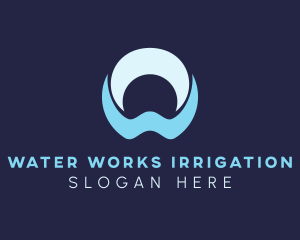 Clean Water Letter W logo design