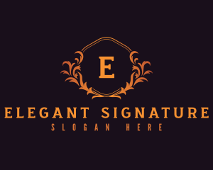 Premium elegant Wreath logo design