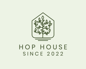 Organic House Plant logo design