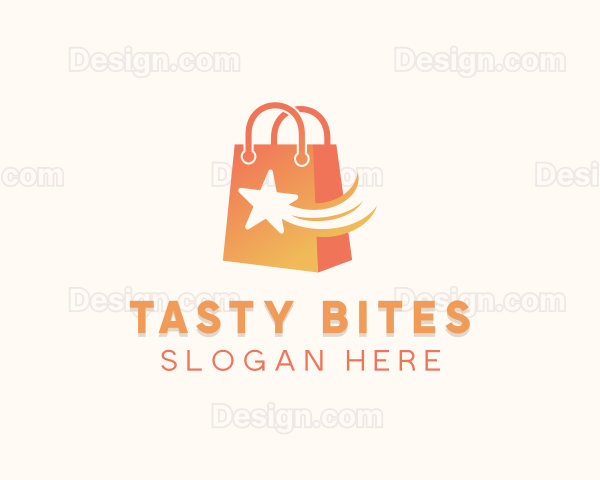Star Shopping Bag Logo
