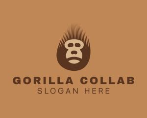 Gaming Gorilla Head logo design