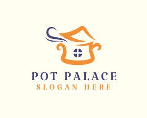 Hot Pot Home Cooking logo design