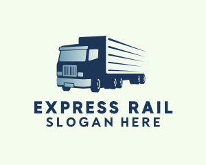 Express Delivery Truck logo design