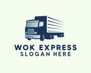 Express Delivery Truck logo design