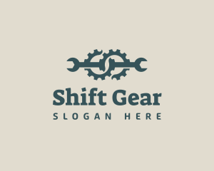 Wrench Gear Mechanical Handyman logo design