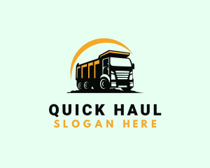 Dump Truck Construction logo design