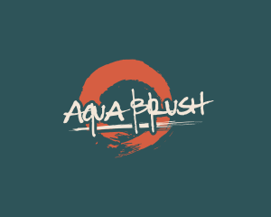 Streetwear Brush Art logo design