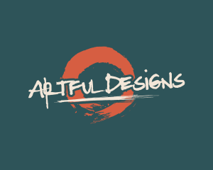 Streetwear Brush Art logo design