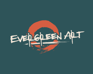 Streetwear Brush Art logo design