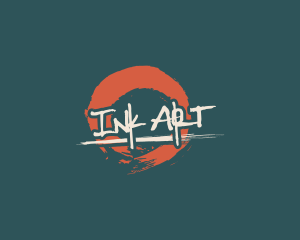 Streetwear Brush Art logo design