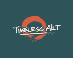 Streetwear Brush Art logo design