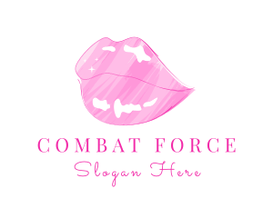 Pink Lips Lipstick  logo