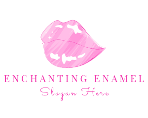 Pink Lips Lipstick  logo