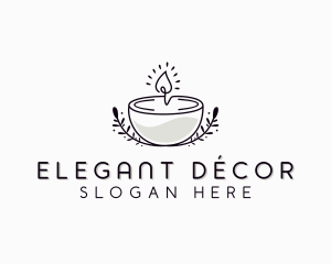 Wellness Candle Decor logo design