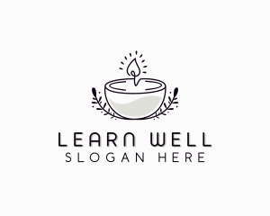 Wellness Candle Decor logo design