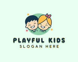 Kids Educational Preschool logo design