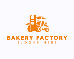 Factory Warehouse Forklift logo