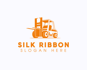 Factory Warehouse Forklift logo design